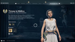 Assassins Creed Odyssey Cazando a Timosa la médica DLC El legado de la primera hoja parte 19 [upl. by Ocirema]