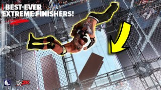 Best ever extreme FINISHERS in WWE 2K20 [upl. by Wixted]