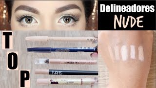 TOP 5 DELINEADORES NUDE TONO PIEL PARA LA LINEA DE AGUA  MARIEBELLECOSMETICS [upl. by Noonberg]