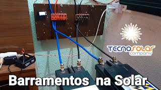 Como colocar barramentos no seu sistema solar offgrid [upl. by Elrebmik550]