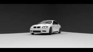 BMW M3 e92 3d model3ds maxKeyshot [upl. by Yodlem70]