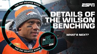 How the Broncos benching Russell Wilson all unfolded 📝  The Pat McAfee Show [upl. by Karrie]