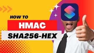 HMAC SHA256 on iOS Shortcuts How to Get Hex Output from HMAC SHA256 on iPhone iPad Or Mac Shortcut [upl. by Lenrad]