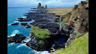 Arriving at the Latrabjarg bird cliffs  360 Degree  5k  VR Experience [upl. by Aihsekin]