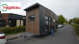 MINIHAUS für 2 Personen zum Leben und Arbeiten aus dem Hagebau Baumarkt mit Baugenehmigung [upl. by Horodko]