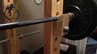 Homemade Power Rack  Racking Option [upl. by Nayve]