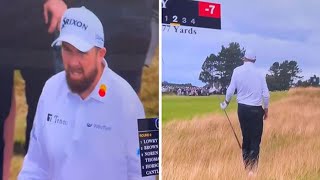 Shane Lowry rages at cameraman during furious outburst at The Open [upl. by Barsky813]