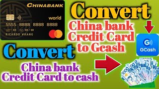 How to Convert Chinabank Credit Card limit to Gcash  How to Cash Advance in Chinabank Credit Card [upl. by Olimpia]