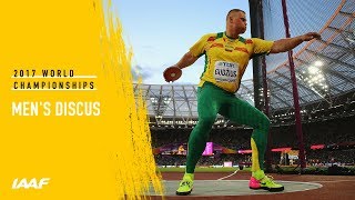 Mens Discus Final  IAAF World Championships London 2017 [upl. by Leopold]