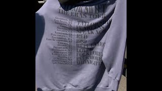 What everybody wants Fans wait hours to buy Taylor Swift blue crew sweatshirts [upl. by Euell]