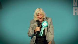 Ann Widdecombe Full Speech  Rally for Reform UK 30th June 2024 [upl. by Orabla]