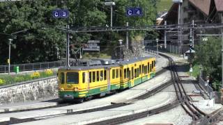 Wengen train departure [upl. by Jordan]