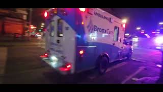 BronxCare EMS Arriving On Scene Of An EMS Call On 3rd Ave In The South Bronx New York City [upl. by Esialb532]