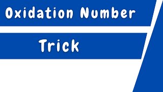 Oxidation Number Trick [upl. by Kant]