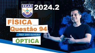 EEAR 20242  FÍSICA  UMA PESSOA NÃO CONSEGUE VER NITIDAMENTE OBJETOS PRÓXIMOS [upl. by Alrahs811]