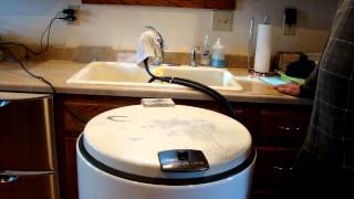 1949 GE RA949 Portable Dishwasher Unedited Operation Demo Runs [upl. by Zamora421]