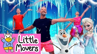 Let It Go Ribbon Dance  Disney Frozen Dance For Kids  Little Movers [upl. by Eeneg100]