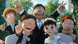 Doraemon cartoon Nobita future marriage with Shizuka movie episode explained in Hindi [upl. by Seessel]