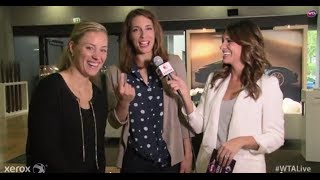 Angelique Kerber amp Andrea Petkovic  WTA Live All Access Hour  Porsche Tennis Grand Prix [upl. by Oicirtap492]