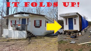 Moving Our Vintage Triple Wide Mobile Home Part 1 [upl. by Rossner]