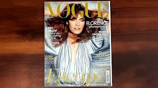 British Vogue January 2012 Florence Welch Michael Kors  ASMR Magazine Flip Through [upl. by Goldy8]