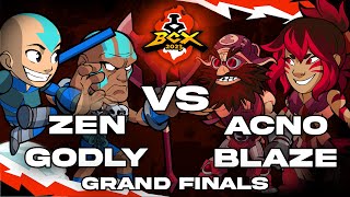 INSANE 2S GAMEPLAY 👥 Acno Blaze vs Godly Zen  GRAND FINALS  BCX 2023 [upl. by Tol918]