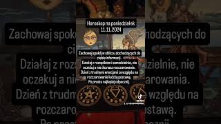 Horoskop dnia na poniedziałek tarot wróżba [upl. by Yanat170]