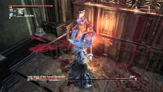 Bloodborne  Lady Maria easy kill method NG7 [upl. by Cuda]