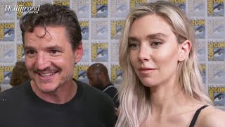 Pedro Pascal amp Vanessa Kirby Excited to Film The Fantastic Four First Steps  ComicCon 2024 [upl. by Ledua]