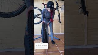 🧰 How to change a Tubeless MTB Tire mtbhacks [upl. by Bergman]