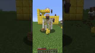 Project Building by Hiring Villagers vs Emoji Mistake Reaction meme shorts minecraft [upl. by Monahan253]