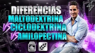 ⚡️ Amilopectina vs Maltodextrina vs Ciclodextrina ➜ ¿Cuál es el mejor suplemento de carbohidratos [upl. by Aicilef]