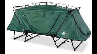 Kamp Rite Oversized Tent Cot setup [upl. by Aerbma151]