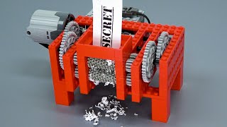 Shredding Paper with Lego Gears ver 2 [upl. by Colson]