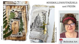 Kreativer Start Seite mit FRIEDA gestalten  2 x Inspiration booksbysusa IG ❤️ Bollenhut Art [upl. by Jonette]