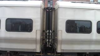 Long Island Rail Road train at Nostrand Avenue [upl. by Luapsemaj]