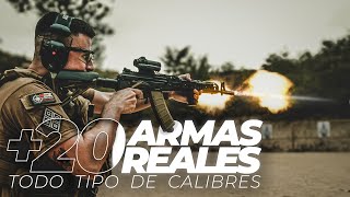 DISPARANDO ARMAS RARAS con MILITARES 2000 Disparos  Civil Dispara Armas Reales [upl. by Avert]