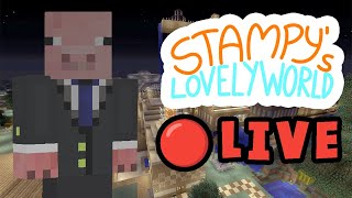 Playing Stampys Lovely World LIVE  Viewers Come Join [upl. by Milman849]