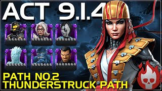 MCOC Act 914  Path 02  The Thunderstruck Path  Shuri vs Lady Deathstrike  2024 [upl. by Anaehr729]