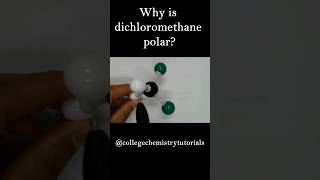 Why Dichloromethane CH2Cl2 is Polar Molecular Polarity and Geometry Explained [upl. by Artnoed]