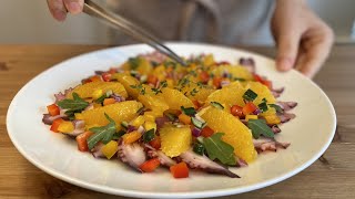 How to make Otopus carpaccio [upl. by Ivanna]