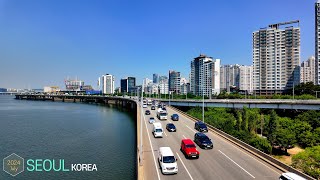 Walking from Yeouido to Yeonnamdong •4k Seoul Korea [upl. by Intyrb]