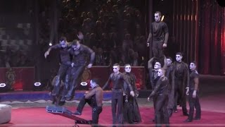 Troupe TRUSHINLes Clowns dOrGolden Clown MonteCarlo 2017 4K [upl. by Yelkcub]