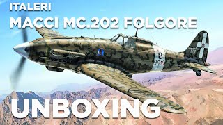 Italeri  Macchi MC202 Folgore  Unboxing  2518 [upl. by Ledua]