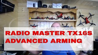 RADIOMASTER TX16S  CHANGING SWITCHES  ADVANCED ARMING [upl. by Ewer]