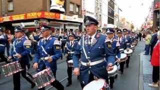 Bürgerschützenfest Neuss 25 08 12 aufmarsch zum Fackelzug [upl. by Ko]