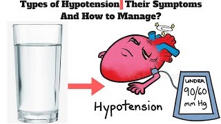 Types of Hypotension or Low Blood Pressure Their Symptoms And How to Manage [upl. by Gardol897]