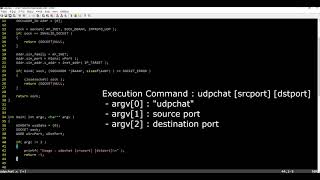 Network Winsock Network Programming using CC  UDP Chat [upl. by Southard]