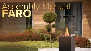 Faro Gas Fireplace  Assembly Manual [upl. by Suzette]