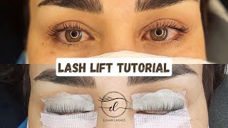 lash lift tutorial for beginners  lash lift amp tint  lift lashes [upl. by Polito]